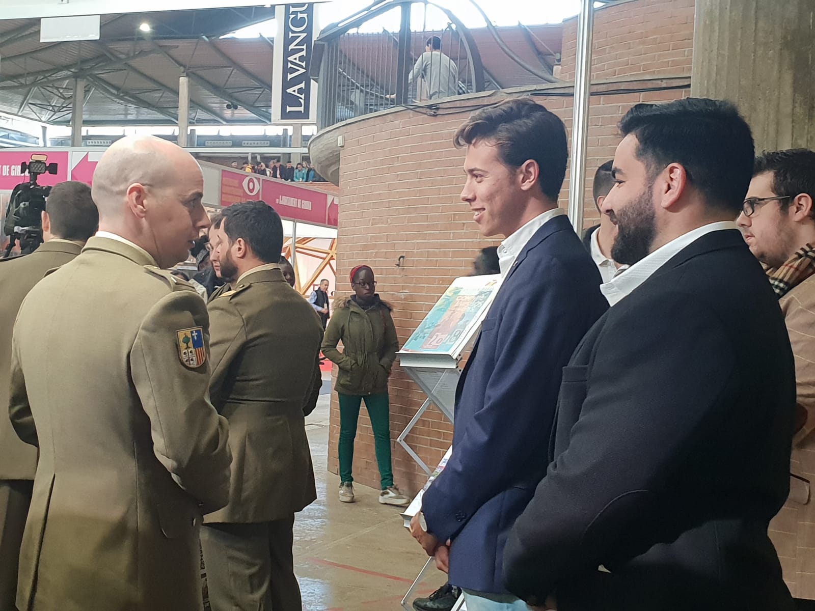 FOTOGRAFÍA. GERONA (ESPAÑA), 03.04.2019. Vista del cabeza de lista de VOX por Gerona, Alberto Tarradas. Ñ Pueblo