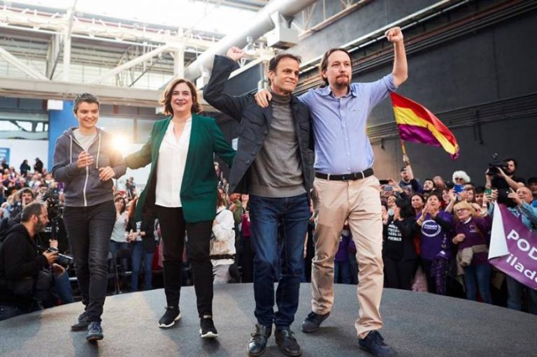 Podemos y Colau atacan a la Guardia Civil y exigen la libertad presos independentistas