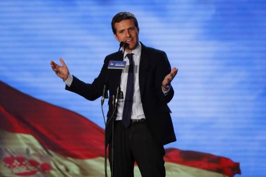 FOTOGRAFÍA. MADRID, 11.04.2019.- El candidato del Partido Popular a la presidencia del Gobierno, Pablo Casado. Efe.