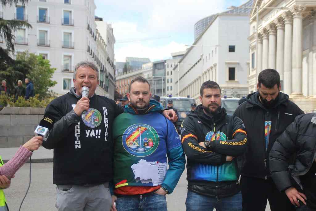 FOTOGRAFÍA. MADRID (ESPAÑA), 06.04.2019. JUSAPOL, JUPOL, JUCIL. Protesta de miles personas en Madrid por la Equiparación salarial. Ñ Pueblo (4)