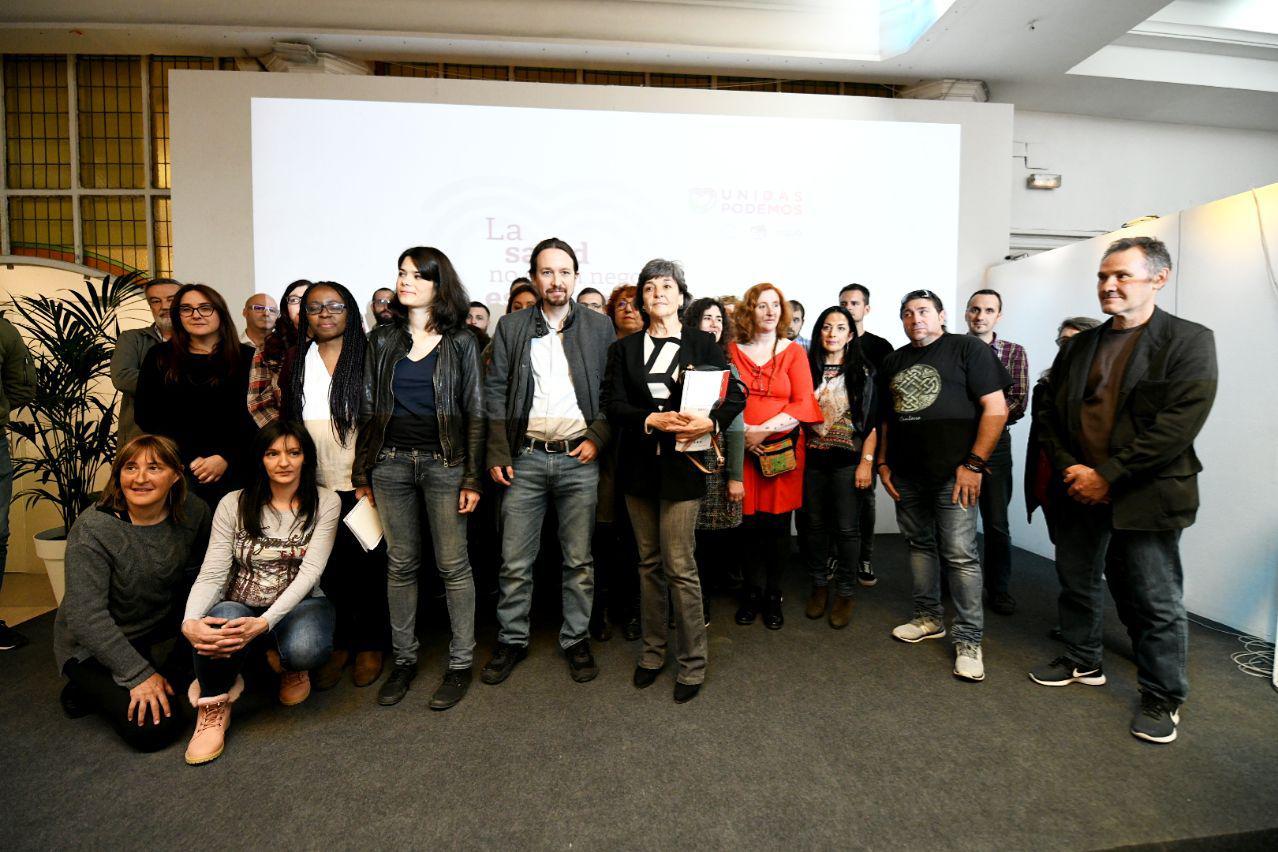FOTOGRAFÍA. MADRID (ESPAÑA), 12.04.2019. Vista del sujeto ultraizquierda Pablo Iglesias, secretario general de la extrema izquierda más beligerante de España. Ñ Pueblo