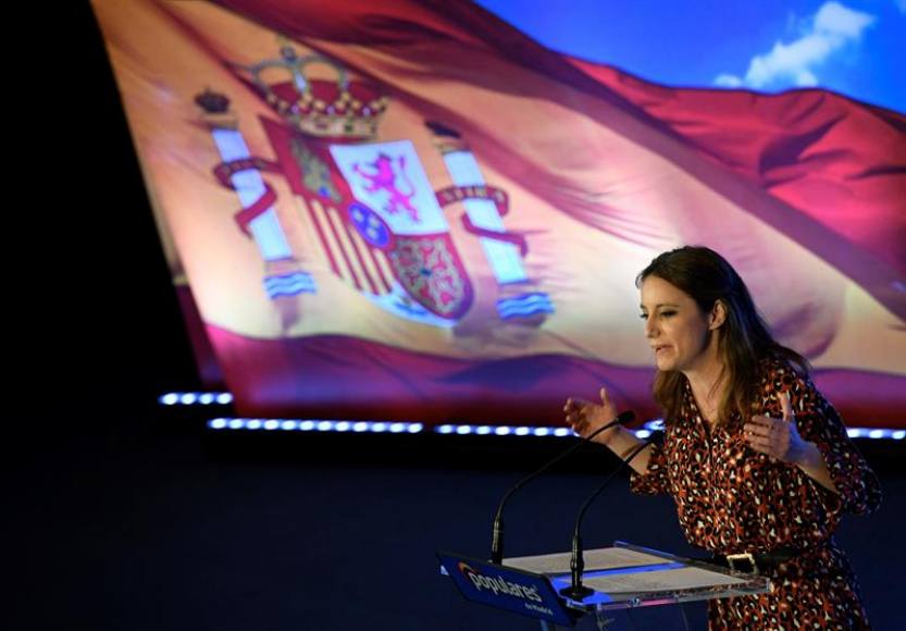 FOTOGRAFÍA. MADRID (ESPAÑA), 14.04.2019. Esta persona que ha estado en el PP Cataluña durante las traiciones de su partido a España, el golpe del 9N de 2014. Efe