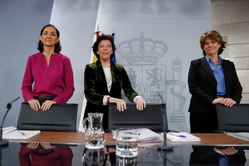 FOTOGRAFÍA. MADRID (ESPAÑA), 17.04.2019. La ministra de Justicia del Gobierno del presidente en funciones del Reino de España, Pedro Sánchez, Dolores Delgado. Efel