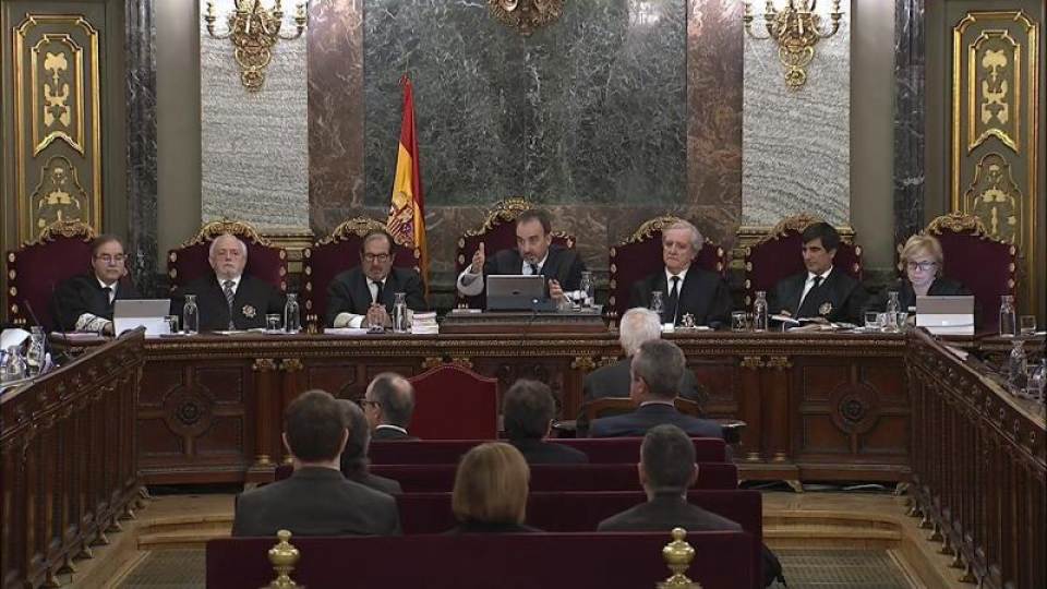 FOTOGRAFÍA. MADRID (ESPAÑA), 25.04.2019. Imagen tomada de la señal institucional de Tribunal Supremo. Efe.