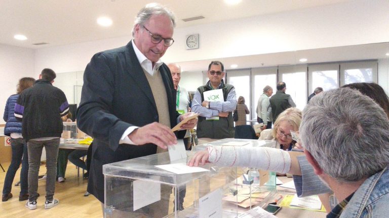 Aizcorbe pide «votar» por «España y la Libertad» y «sin miedo a nada»