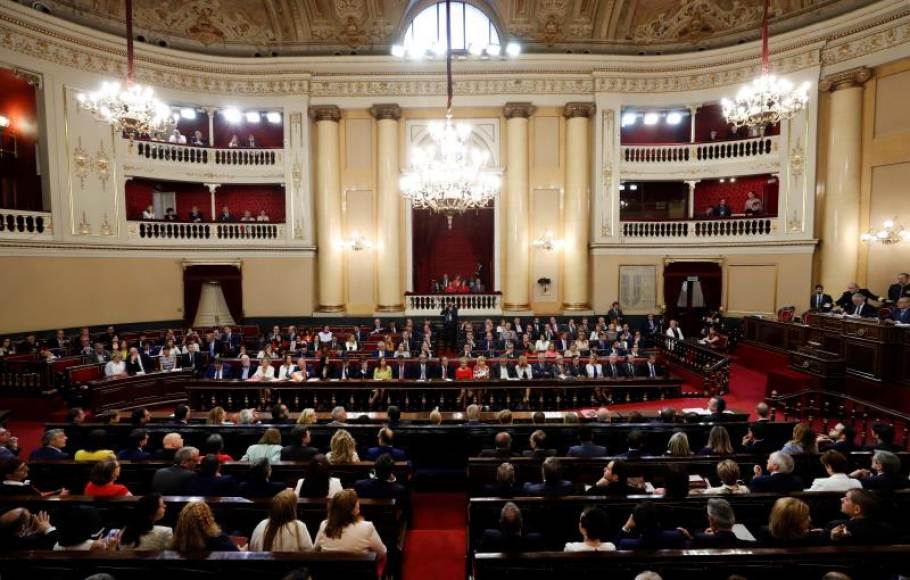 FOTOGRAFÍA. 21.05.2019. Lista general del hemiciclo del Senado donde hoy se inicia a la XIII Legislatura. Primero se votará al presidente. Efe