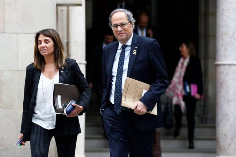 Torra está «preocupado» por las reuniones Sánchez, Rivera y Casado, «¿qué es esto?»