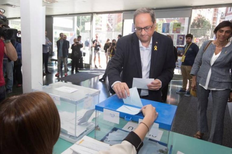 Torra: «Tenemos a una mitad de nuestro gobierno en la prisión y otra mitad» huida