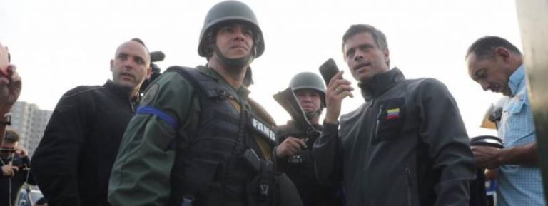 Leopoldo López, liberado por militares con «indulto presidencial» de Guaidó