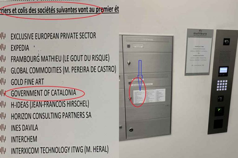 Pillan a la Generalidad con una «falsa representación diplomática» en Ginebra (Suiza)