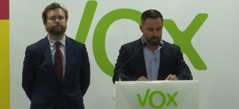 Abascal exige «respeto» a los votantes de VOX y «representación» en los gobiernos