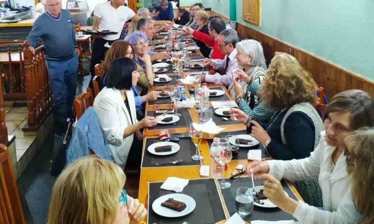 Comida de camaradería en Sant Andreu (Barcelona) con Garriga