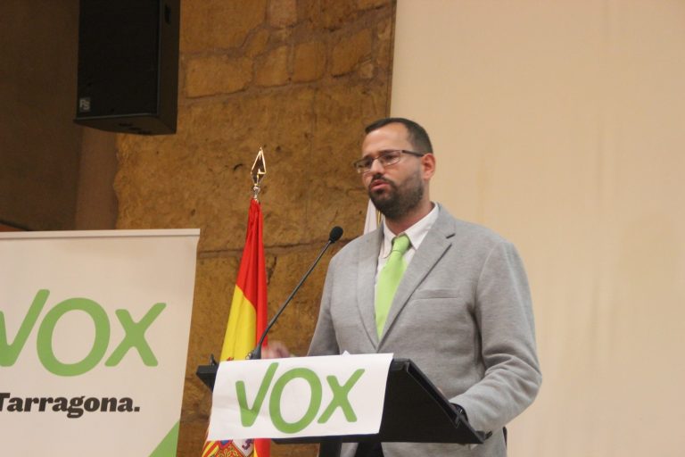 VÍDEO. Candidato de vox por Reus: «La batalla ideológica en Cataluña es fundamental»