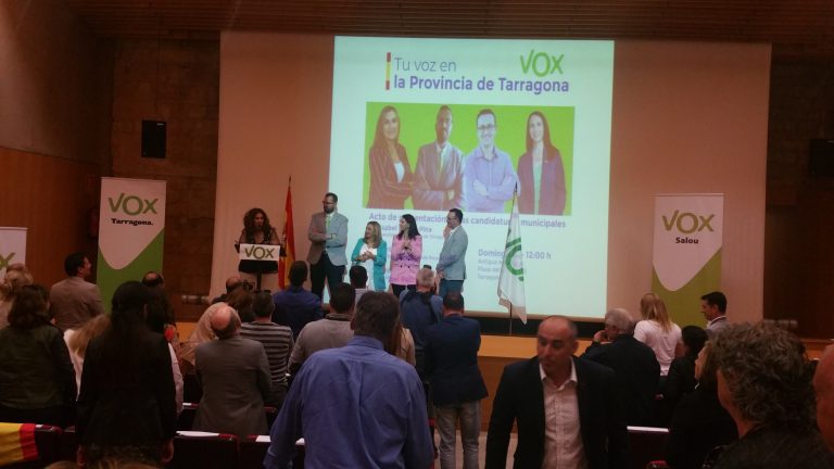 Los alcaldables de VOX por Tarragona defiende una provincia española y «libre de okupas»