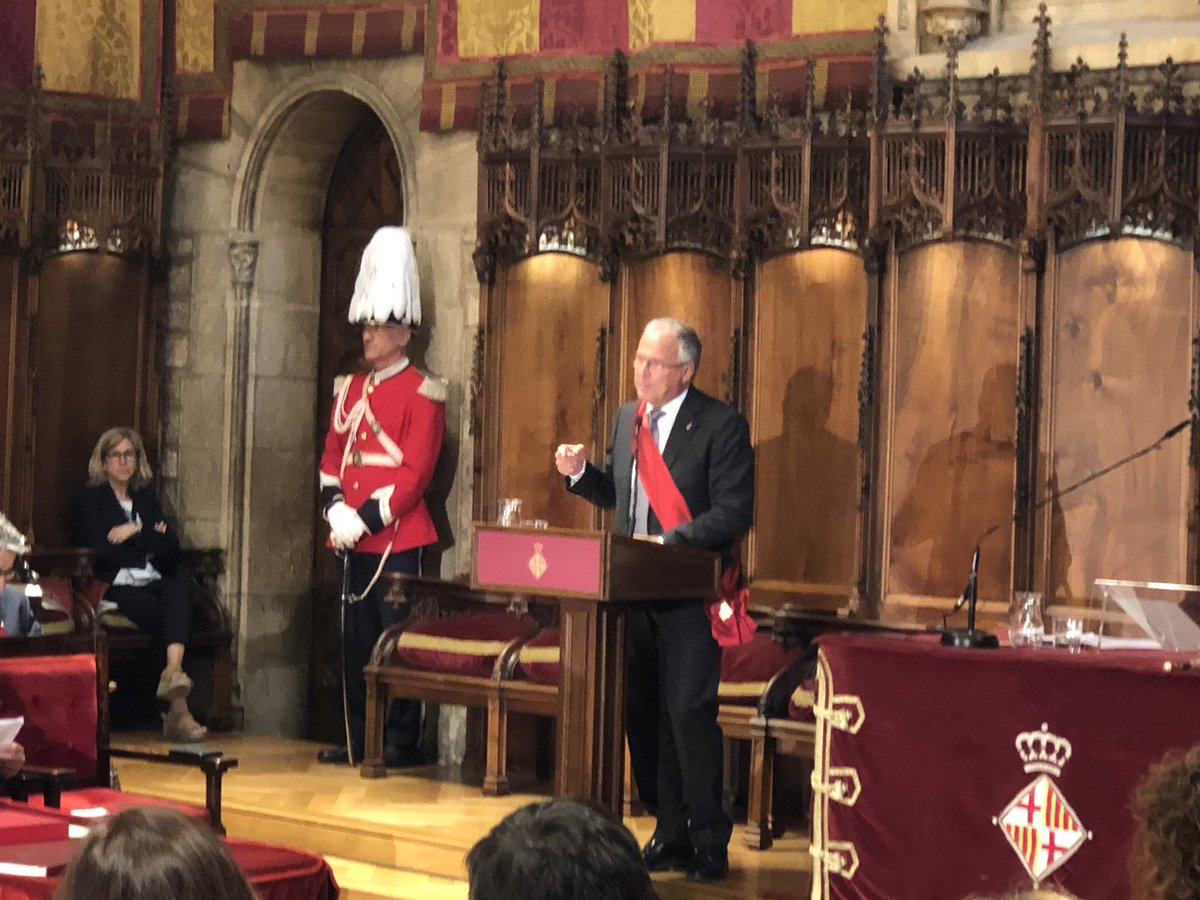 FOTOGRAFÍA. AYUNTAMIENTO DE BARCELONA (CATALUÑA) ESPAÑA, 15.07.2019. El portavoz municipal del PP en el Ayuntamiento de Barcelona, Josep Bou. Lasvocesdelpueblo FOTOGRAFÍA. AYUNTAMIENTO DE BARCELONA (CATALUÑA) ESPAÑA, 15.07.2019. El portavoz municipal del PP en el Ayuntamiento de Barcelona, Josep Bou. Lasvocesdelpueblo