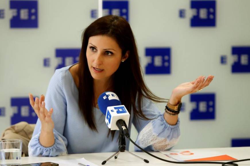 FOTOGRAFÍA. BARCELONA (ESPAÑA), 09.07.2019. La portavoz de Cs en el Parlament, Lorena Roldán, durante la entrevista con Efe. Efe FOTOGRAFÍA. BARCELONA (ESPAÑA), 09.07.2019. La portavoz de Cs en el Parlament, Lorena Roldán, durante la entrevista con Efe. Efe