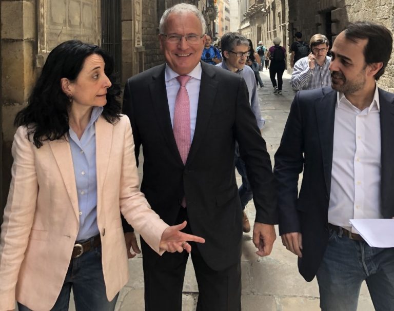 FOTOGRAFÍA. BARCELONA (ESPAÑA), 14.07.2019. El alcaldable del PP por Barcelona y concejal electo, Josep Bou (c), se presentará a la investidura por 'coherencia'. Ñ Pueblo