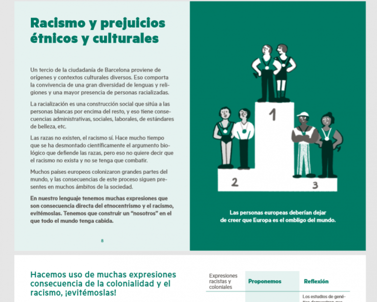 Bou exige la retirada de la Guía Municipal de Colau que tacha de «racista» a Europa