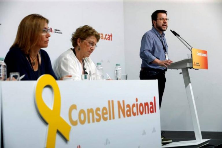 ERC exige un referéndum porque ganó las generales en Cataluña y el PSOE en España