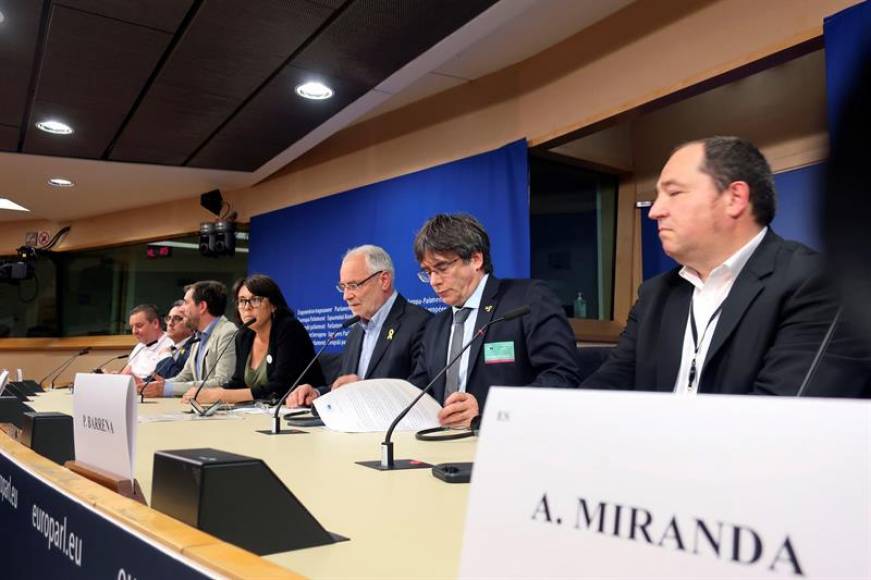 FOTOGRAFÍA. BRUSELAS (BÉLGICA), 18.07.2019. El huido expresidente de la Generalitat Carles Puigdemont (2D). Efe FOTOGRAFÍA. BRUSELAS (BÉLGICA), 18.07.2019. El huido expresidente de la Generalitat Carles Puigdemont (2D). Efe