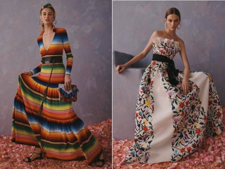 FOTOGRAFÍA. CIUDAD DE MÉXICO (MÉXICO), 12.07.2019. Combo de fotos cedidas por la firma Carolina Herrera de la última colección Resort 2020. Efe.