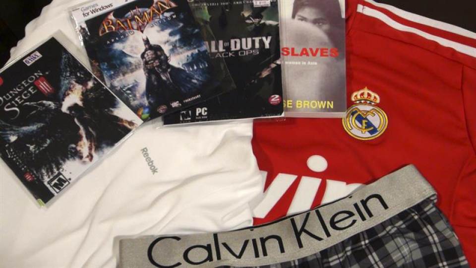 FOTOGRAFÍA. ESPAÑA, AÑO 2019. Vista de un material de la piratería que hacer perder a cada español 146 euros al año. Efe FOTOGRAFÍA. ESPAÑA, AÑO 2019. Vista de un material de la piratería que hacer perder a cada español 146 euros al año. Efe