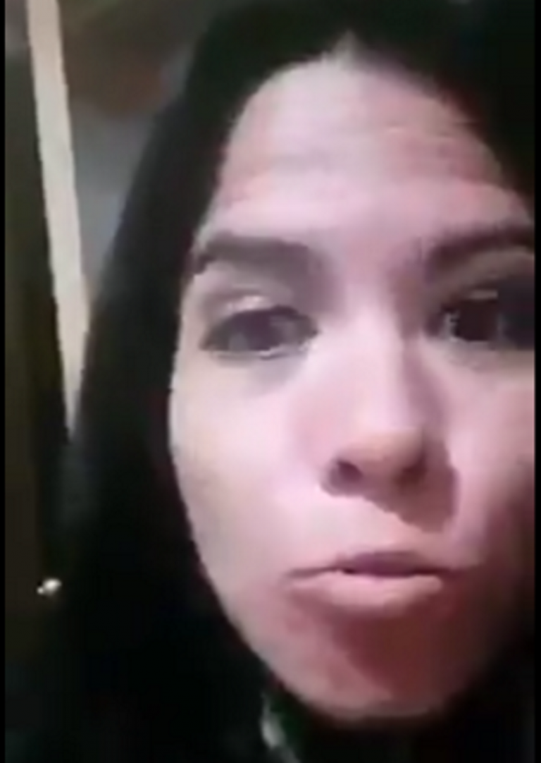 FOTOGRAFÍA. ESPAÑA, (FECHA D ELA DIFUSIÓN DEL VÍDEO A TWITTER), 10.07.2019. Vista de la madre agresora de su propia niña de unos 4 años, quien agarra su víctima por los pelos, después de golpearla en plena cara, y golpea varias veces la cabeza de la pobre niña mientras la víctima respira con dificultad, simplemente para hacerle daño a su ex marido. «Mira lo que hago con tu hija porque yo no la quiero», dice maltratando la niña. Lasvocesdelpueblo.