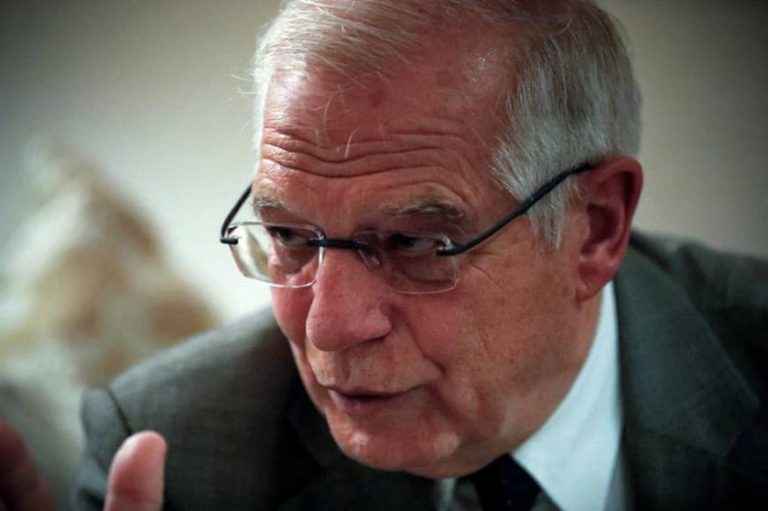 FOTOGRAFÍA. FEZ (MARRUECOS), 14.07.2019. El ministro español de Asuntos Exteriores en funciones, Josep Borrell, lamentó hoy que el Partido Popular (PP) y Cs. Efe