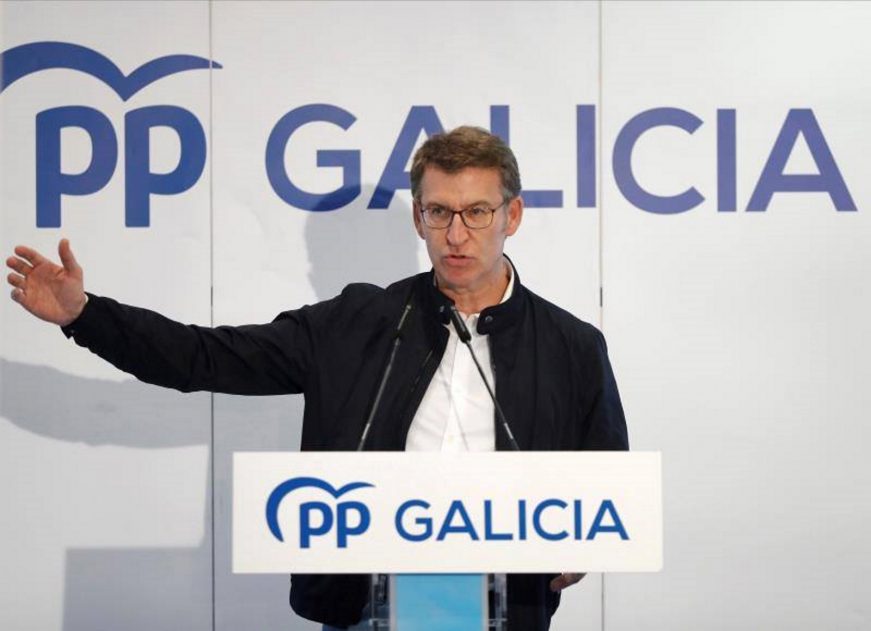 FOTOGRAFÍA. GALICIA (ESPAÑA), AÑO 2019. El presidente del PP gallego y de la junta de Galicia, Alberto Núñez Feijóo. Efe.