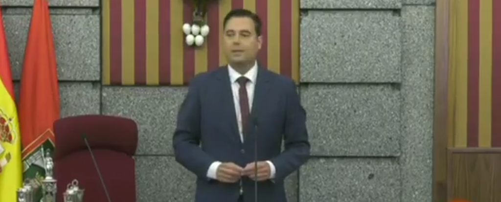 FOTOGRAFÍA. HUESCA (ESPAÑA), 15.06.2019. La negoción de Ciudadanos Cs de Albert rivera a sentarse a negociar con VOX. Ñ Pueblo_