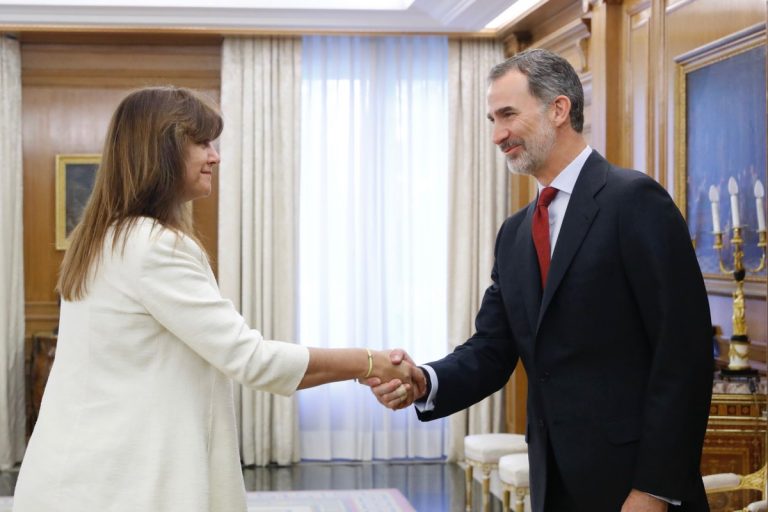 FOTOGRAFÍA. MADRID (ESPAÑA), 06.06.2019. Tras el encuentro con el rey Felipe VI de España, la diputada separatista ha ofrecido una rueda de prensa en el Congreso. Ñ Pueblo (1)