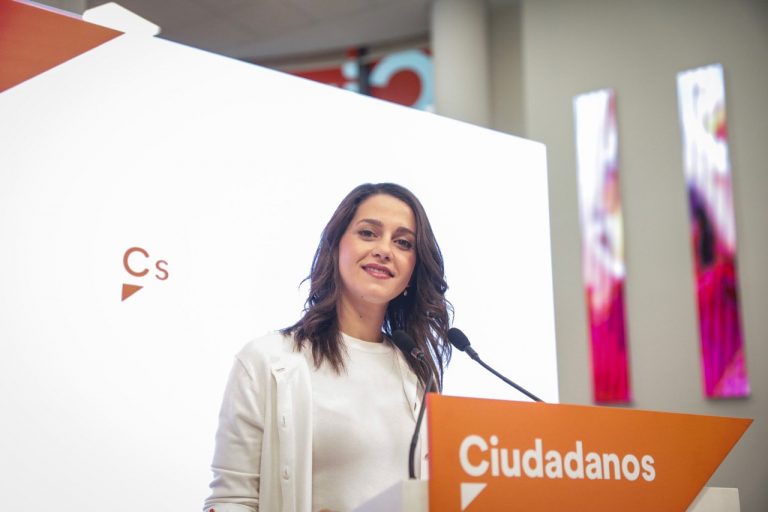FOTOGRAFÍA. MADRID (ESPAÑA), 17.07.2019. Vista d ela portavoz nacional Ciutadans Partit de la Ciutadanía Ciudadanos» (Cs), Inés Arrimadas, hoy en rueda de prensa. Ñ Pueblo (2)