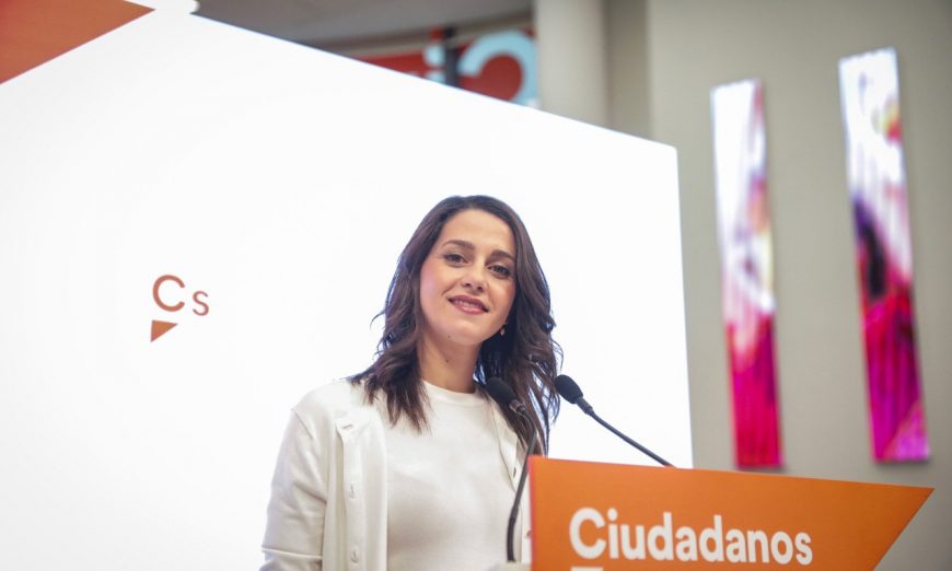 FOTOGRAFÍA. MADRID (ESPAÑA), 17.07.2019. Vista d ela portavoz nacional Ciutadans Partit de la Ciutadanía Ciudadanos» (Cs), Inés Arrimadas, hoy en rueda de prensa. Ñ Pueblo (2)
