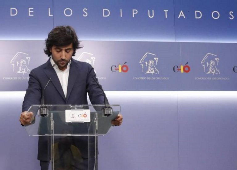 FOTOGRAFÍA. MADRID (ESPAÑA), 24.07.2019. El portavoz de Economía de Ciudadanos en el Congreso, Toni Roldán, durante la rueda de prensa que ha ofrecido hoy en el Congreso. Efe