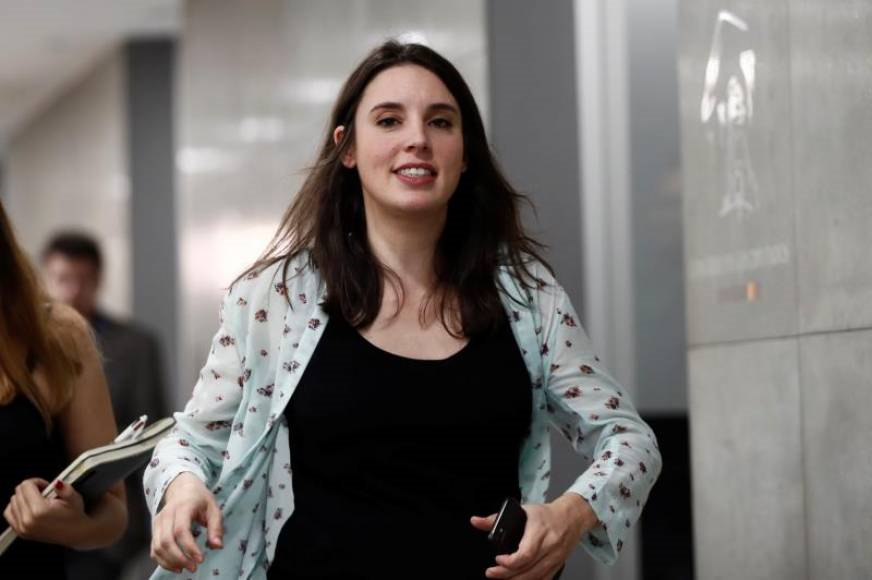 FOTOGRAFÍA. MADRID (ESPAÑA), 26.07.2019. La portavoz del grupo confederal de Unidas Podemos, Irene Montero, este miércoles en el Congreso de los Diputados. Efe.