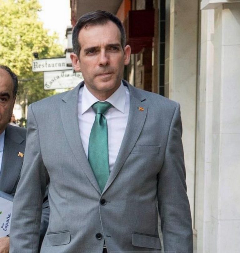 La Fiscalía contra Liarte (VOX) por criticar los «socios filoetarras» al Gobierno de Sánchez
