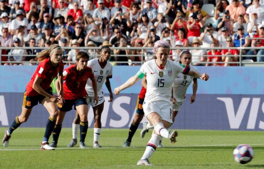 FOTOGRAFÍA. REIMS (FRANCIA), 2407.2019. La capitana de la selección estadounidense, Megan Rapinoe. Efe