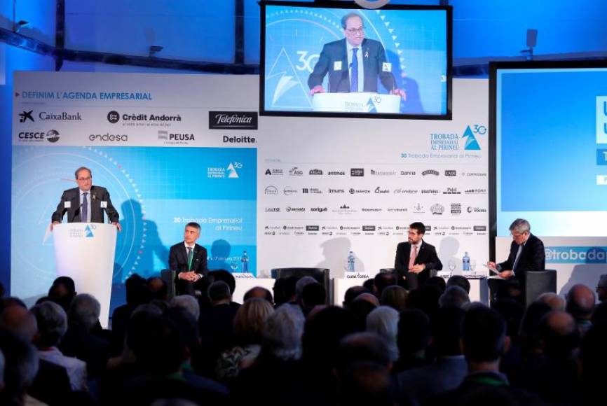 FOTOGRAFÍA. SEU D'URGELL (ESPAÑA), 07.06.2019. El presidente de la Generalitat, Quim Torra. Efe. FOTOGRAFÍA. SEU D'URGELL (ESPAÑA), 07.06.2019. El presidente de la Generalitat, Quim Torra. Efe.