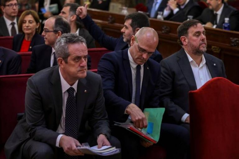 FOTOGRAFÍA. TRIBUNAL DLE PROCÉS (TRIBUNAL SUPREMO) MADRID (ESPAÑA), MES DE JUNIO DE 2019. A la izquierda d ela imagen, en el primer plano. Efe