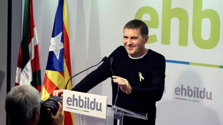 SAN SEBASTIÁN (ESPAÑA), 27.10.2017. El asesino ex líder de la ETA, actual coordinador general de EH Bildu, Arnaldo Otegi. Efe. Efe