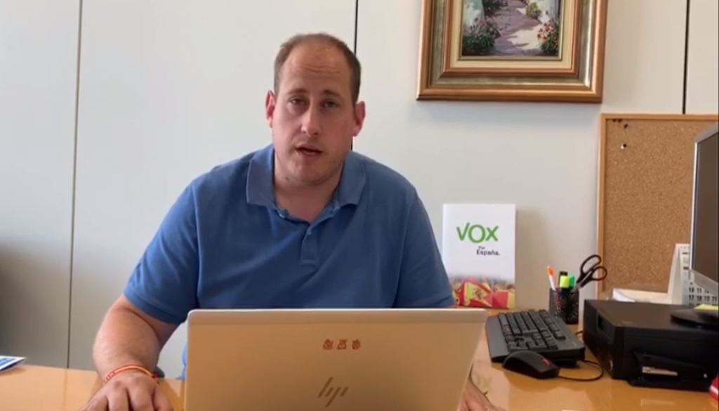 FOTOGRAFÍA. ALICANTE (ESPAÑA), 11.07.2019. Vista del diputado regional de VOX en las Cortes Valencianas, David García Gomis. Ñ Pueblo