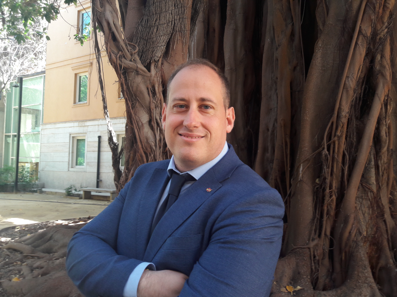 FOTOGRAFÍA. ALICANTE (ESPAÑA), 24.07.2019. Vista del diputado por Alicante del Grupo Parlamentario VOX en las Cortes Valencianas, David García. Lasvocesdelpueblo.