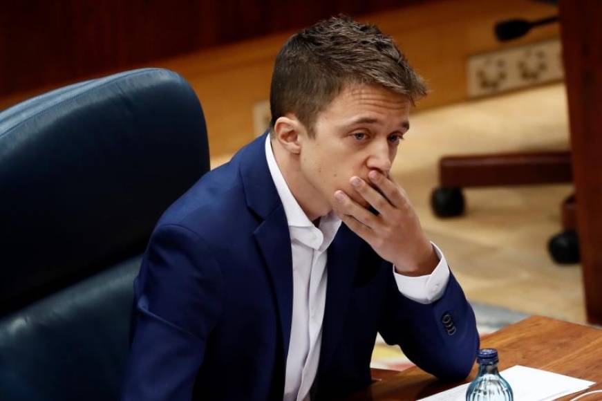 FOTOGRAFÍA. ASAMBLEA DE MADRID (MADRID) ESPAÑA, JULIO DE 2019. El candidato de Más Madrid a la Presidencia de la Comunidad de Madrid, Iñigo Errejón. Efe.