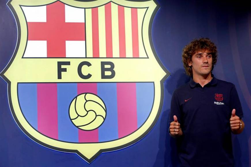 FOTOGRAFÍA. BARCELONA (ESPAÑA), 14.07.2019. El delantero francés Antoine Griezmann, nuevo fichaje del Barcelona.Efe.