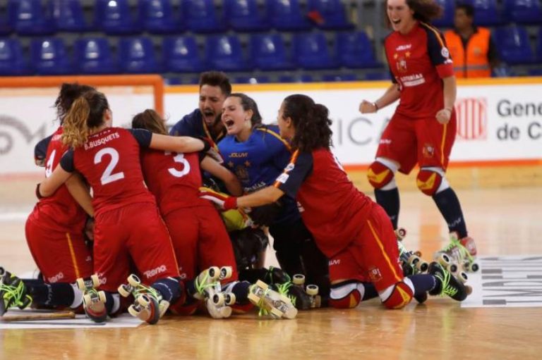 Las españolas de hockey patines, campeonas del mundo ante Argentina