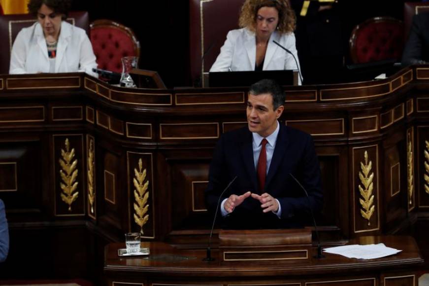 FOTOGRAFÍA. CONGRESO D ELOS DIPUTADOS (MADRID) ESPAÑA, 22.07.2019. El candidato socialista a la Presidencia del Gobierno, Pedro Sánchez, durante su intervención. Efe.