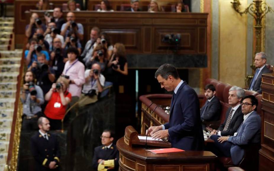 FOTOGRAFÍA. CONGRESO D ELOS DIPUTADOS (MADRID) ESPAÑA, 25.07.2019. El candidato socialista, Pedro Sánchez. Efe.