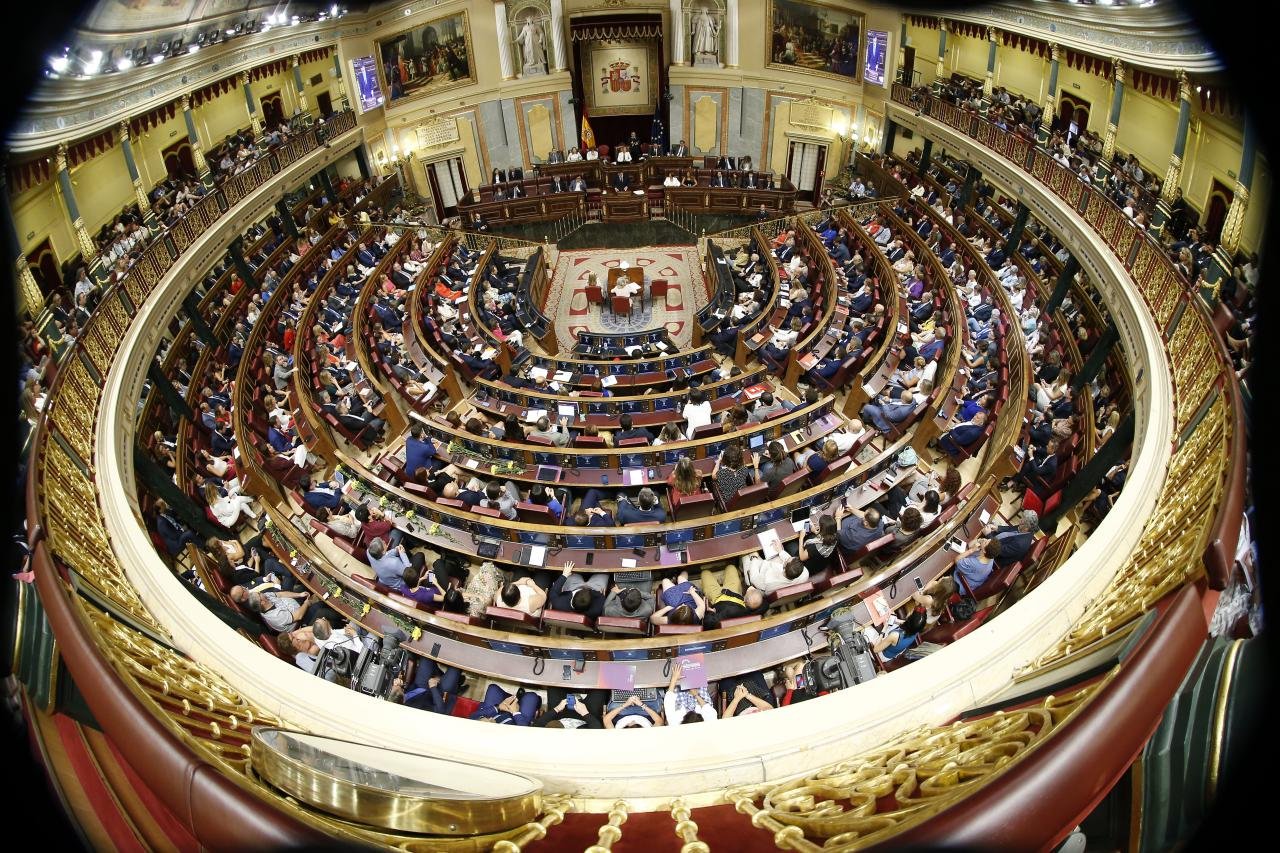 FOTOGRAFÍA. CONGRESO DE LOS DIPUTADOS DEL REINO DE ESPAÑA (MADRID) ESPAÑA, 23.07.2019. Segunda jornada del debate de investidura de Pedro Sánchez. Ñ Pueblo (9)
