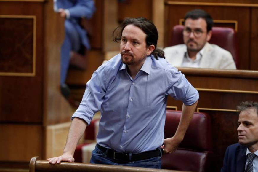 FOTOGRAFÍA. CONGRESO DE LOS DIPUTADOS (MADRID) ESPAÑA, 23.07.2019. El secretario general de Podemos Pablo Iglesias. Efe.