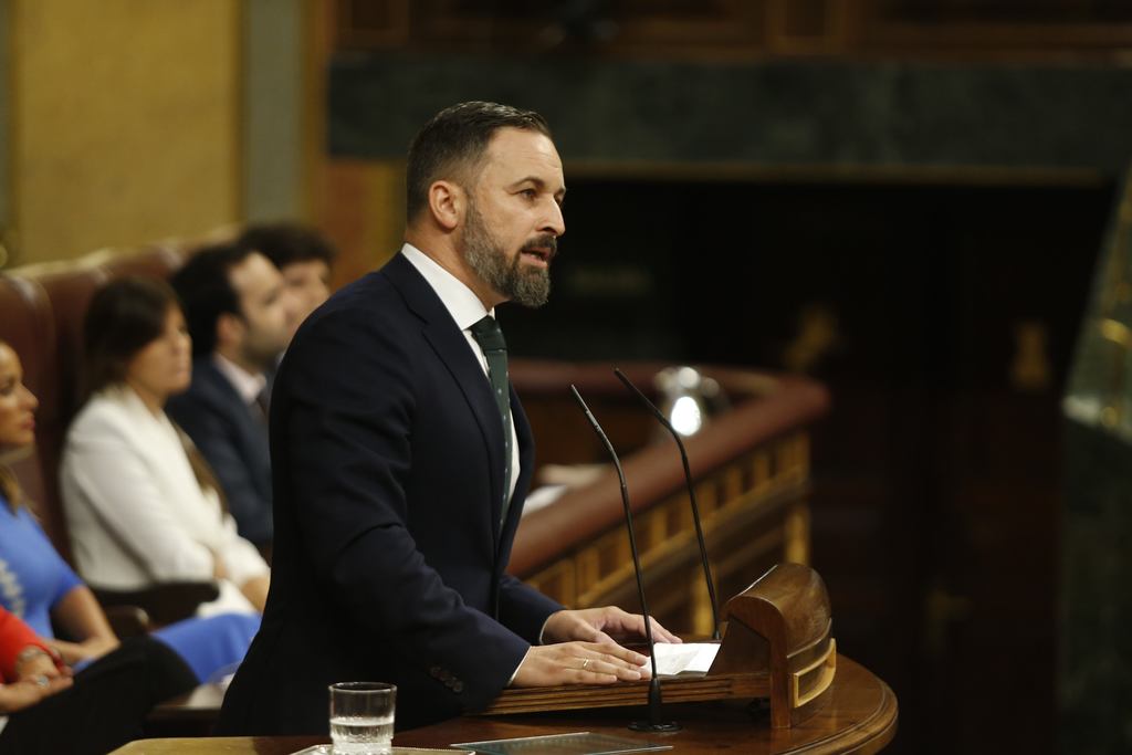 FOTOGRAFÍA. CONGRESO DE LOS DIPUTADOS (MADRID) ESPAÑA, 25.07.2019. Santiago Abascal Conde, presidente de VOX. Ñ Pueblo .